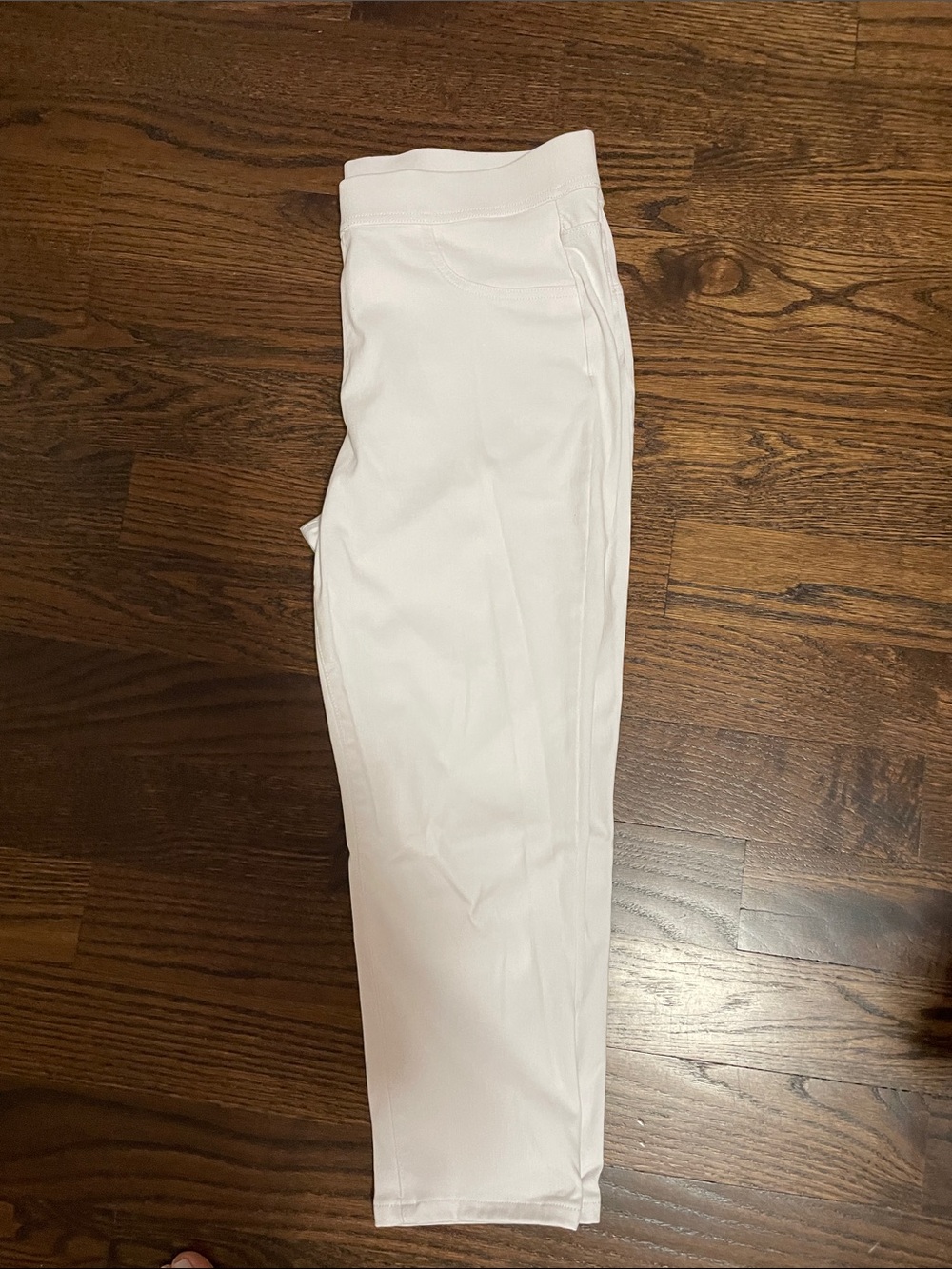 White Women’s Stretch Pull On Pants XL